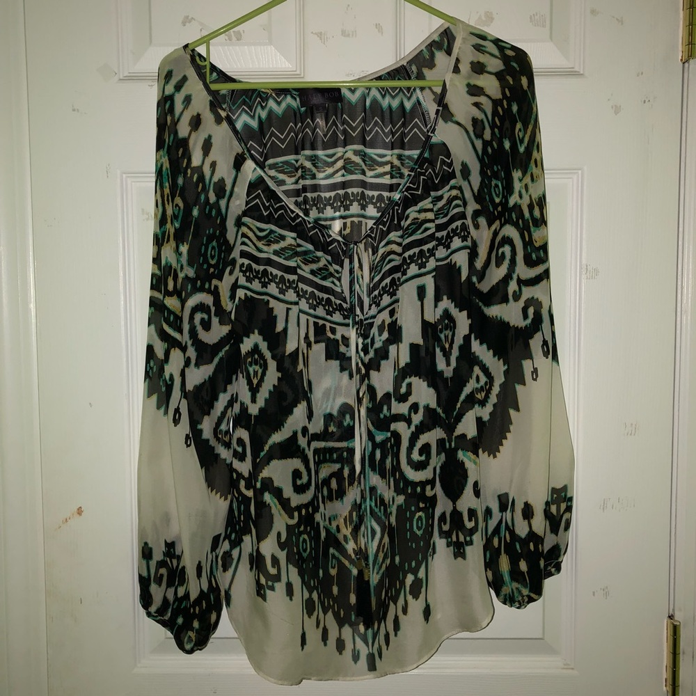 Hale Bob Printed Blouse
